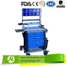 ABS Nursing Trolley, Lightweight Workstation Trolley